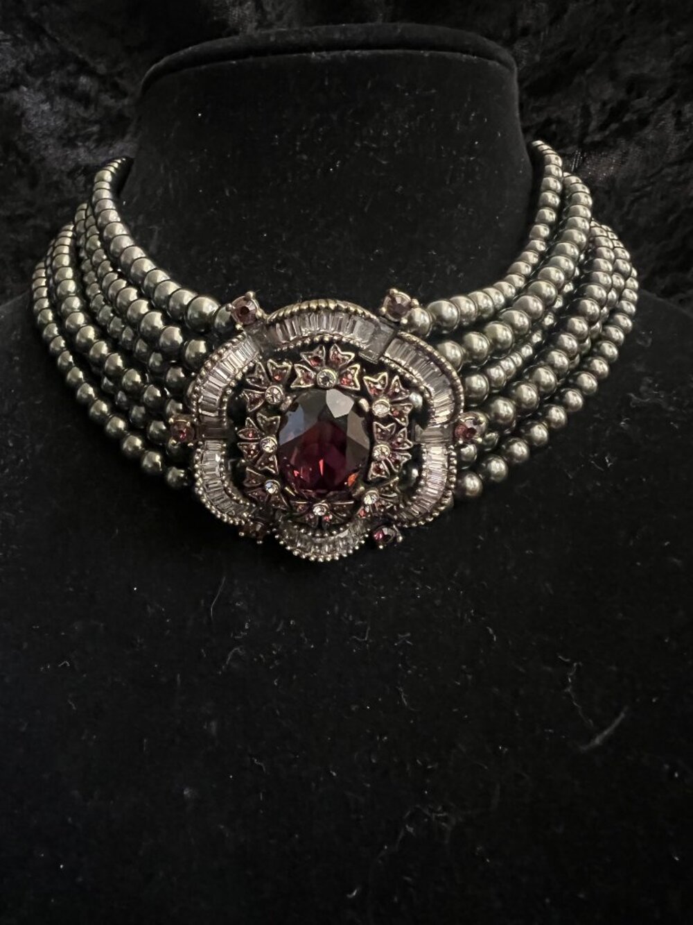 Heidi Daus Five Strand Choker Necklace